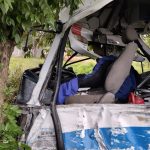 Reportan aparatoso accidente vial en Santa Teresa del Tuy