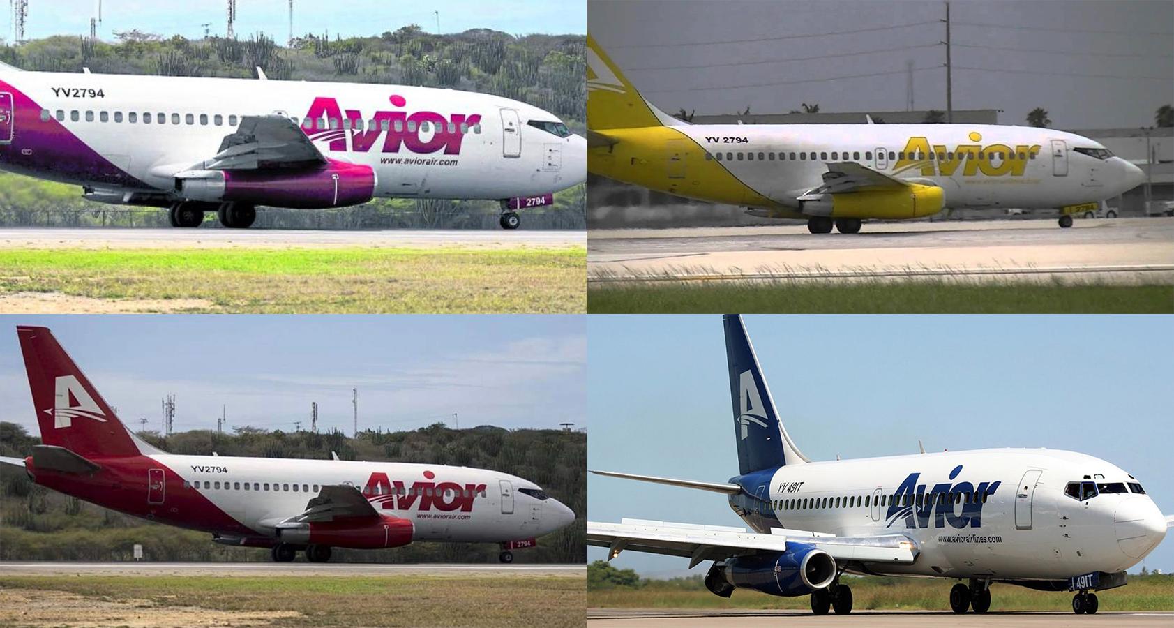 YV2794 y YV3151 de Avior Airlines, repintados para hacerlos parecer como nuevos