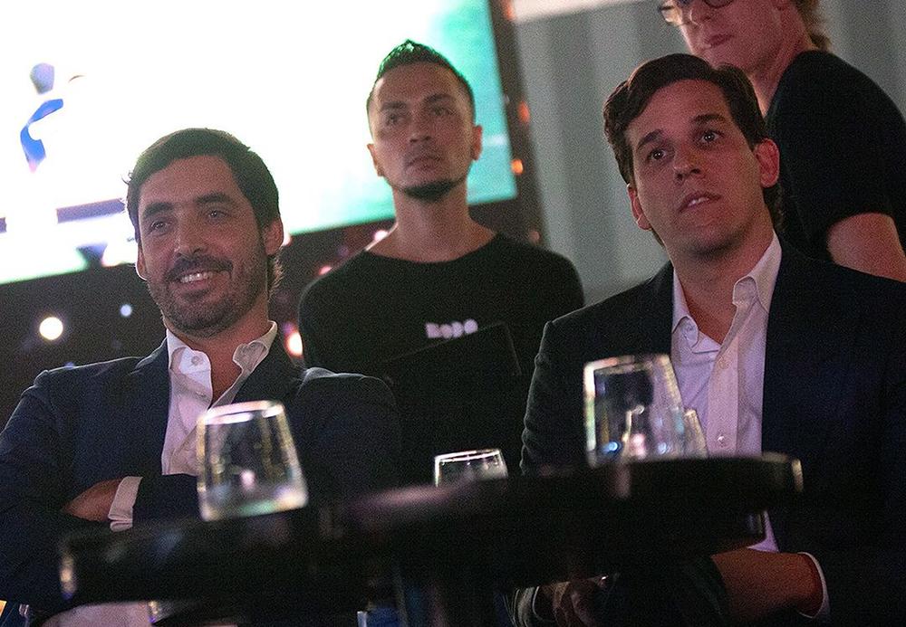 Socios inseparables: Nicolas Fernandez de Caleya (Presidente de la Liga Futve) y Jorge Gimenez Ochoa (presidnete de la Federacion Venezolana de Futbol)