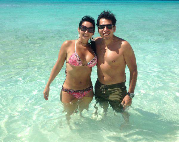 Pedro Cortez Rojas and his wife, Lorena Diaz Liotta