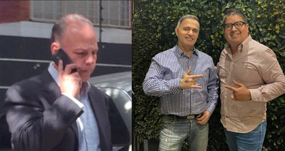 Roberto Añez, Tarek William Saab y Adrián Ruiz